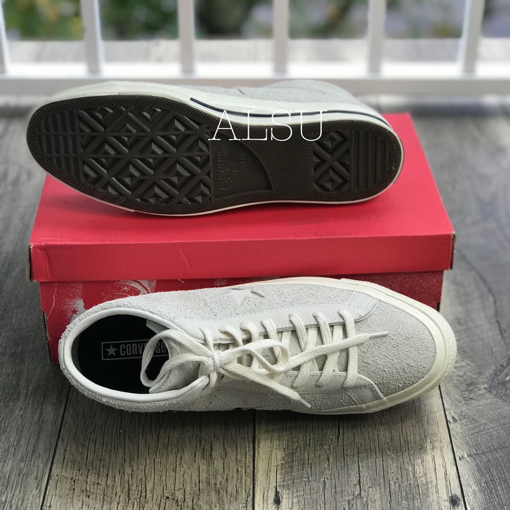 NWT Converse One Star MID Egret M AUTHENTIC - Picture 6 of 8
